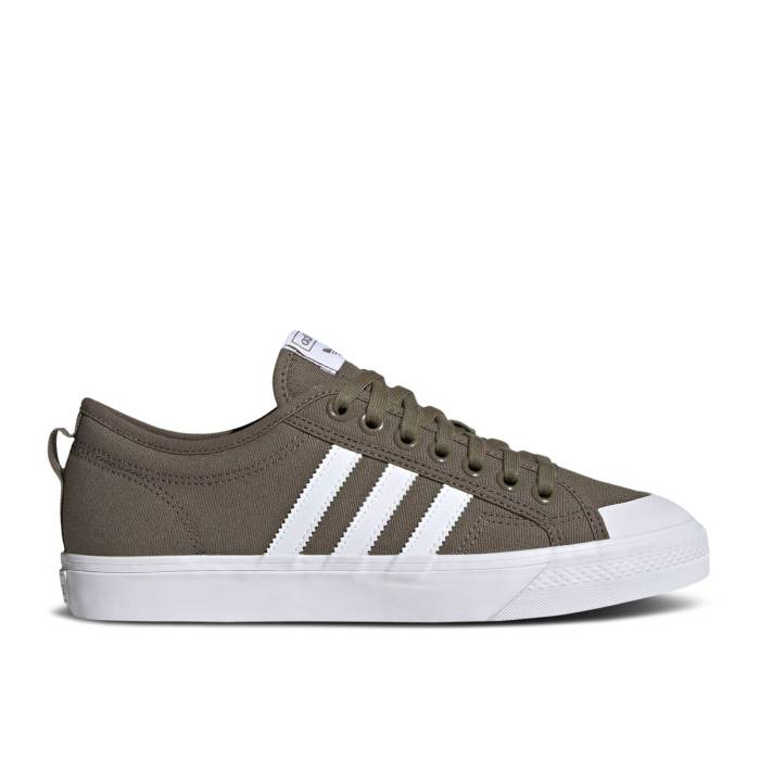 アディダス Adidas 【 Nizza Olive Strata Men Olive Strata/Cloud White/Cloud White 】 メンズ olive オリーブ 白色 ホワイト