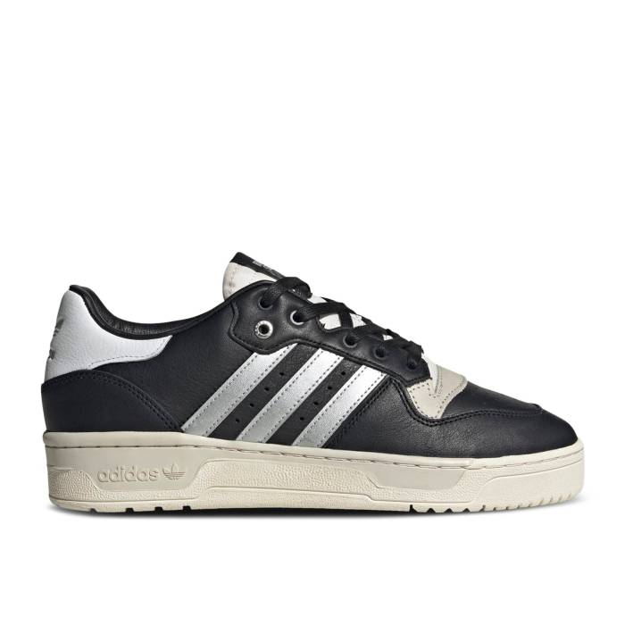 アディダス Adidas 【 Rivalry Low Consortium \u0027Black Silver\u0027 Men Core Black/Silver Metallic/Grey One 】 メンズ 中核グループ 黒いこと 黒いこと Silver しろがね色・しろがね色 薄墨色 薄墨色