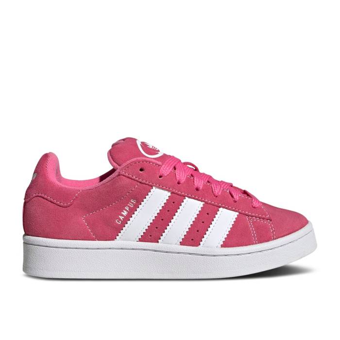 アディダス Adidas 【 Campus 00S J 'Pulse Magenta' Youth Pulse Magenta/Cloud White/Cloud White 】 キャンパス ジュニア キッズ マジェンタ 白色 ホワイト｜スニケス