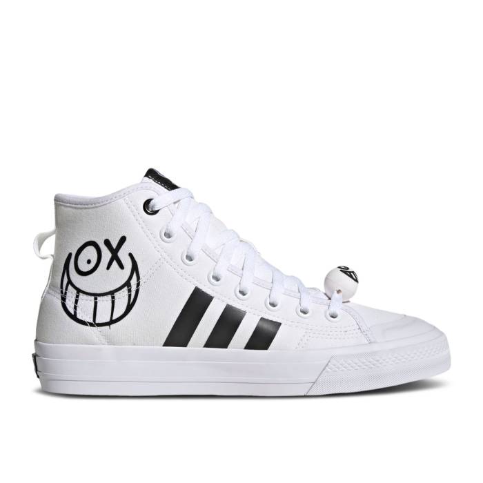 アディダス Adidas 【 Men Cloud White/Core Black/Semi Pink Glow 】 メンズ 白色 ホワイト コア 黒色 ブラック pink ピンク
