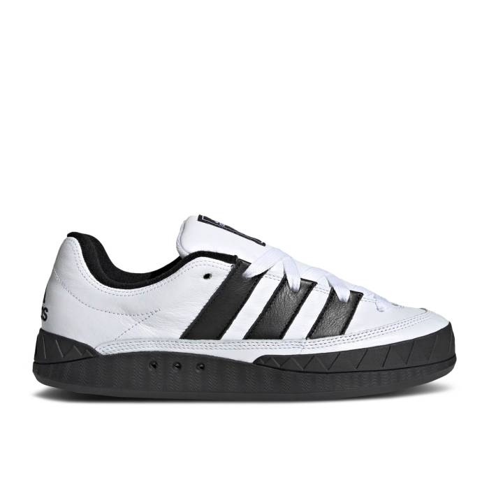アディダス Adidas 【 Atmos X Adimatic \u0027White Black\u0027 Men Footwear White/Core Black/Footwear White 】 メンズ 白いこと 白いこと 中核グループ 黒いこと 黒いこと