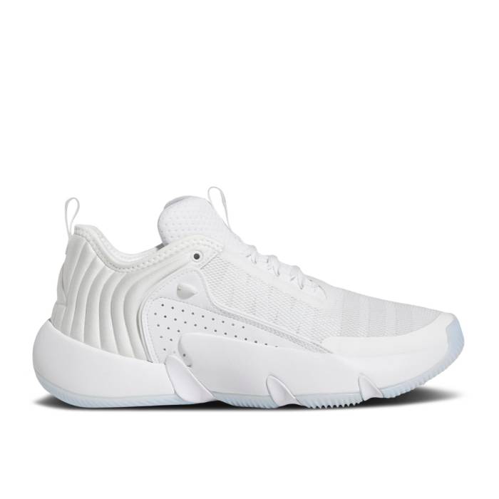 アディダス Adidas 【 Trae Unlimited \u0027White Blue Dawn\u0027 Men Cloud White/Dash Grey/Blue Dawn 】 青味 青色 メンズ 白いこと 白いこと 薄墨色 薄墨色 青味 青色 靴-スニーカー