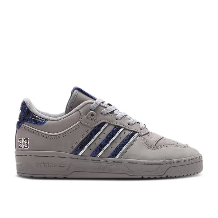アディダス Adidas 【 Atmos X Rivalry Low 86 \u0027Patrick Ewing\u0027 Men Grey/Team Royal Blue/Chalk White 】 メンズ 薄墨色 薄墨色 Team 野球クラブ 青味 青み 白いこと 白いこと