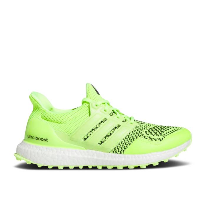 アディダス Adidas 【 Ultraboost 1.0 Spikeless Golf \u0027Lucid Lemon\u0027 Men Lucid Lemon/Lucid Lemon/Core Black 】 golf ゴルフ メンズ 中核グループ 黒いこと 黒いこと