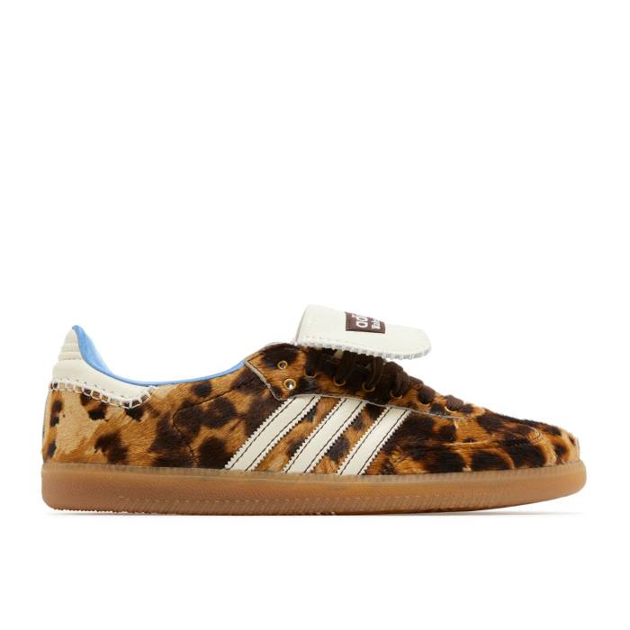 アディダス Adidas 【 Wales Bonner X Samba Pony Leopard Men Dark Brown/Cream White 】 サンバ ポニー メンズ 茶色 ブラウン クリーム 白色 ホワイト
