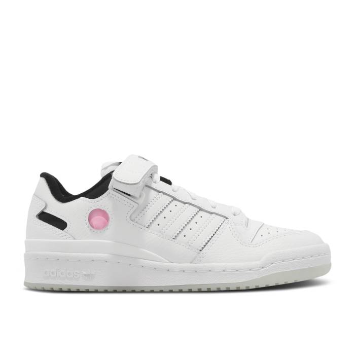 アディダス Adidas 【 Wmns Forum Low White Black Pink Women 】 フォーラム 黒色 ブラック レディース