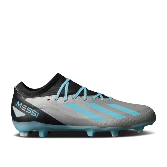 アディダス Adidas 【 X Crazyfast Messi.3 Fg 'Infinito Pack' Men Silver Metallic/Bliss Blue/Core Black 】 メンズ Silver 銀色・シルバー 青色 ブルー コア 黒色 ブラック