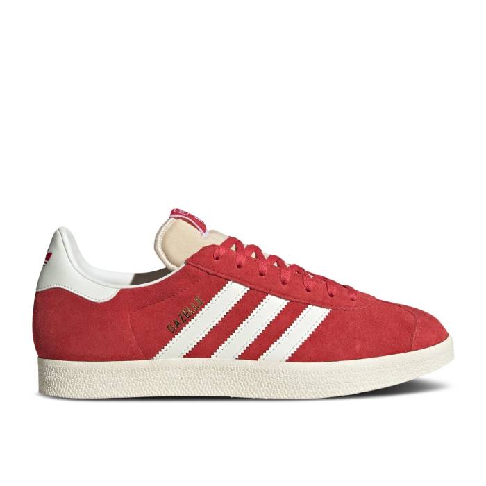 アディダス Adidas 【 Gazelle \u0027Glory Red\u0027 Men Glory Red/Off White/Cream White 】 ガゼル メンズ Red 赤・赤いこと 白いこと 白いこと 皮膚軟化剤