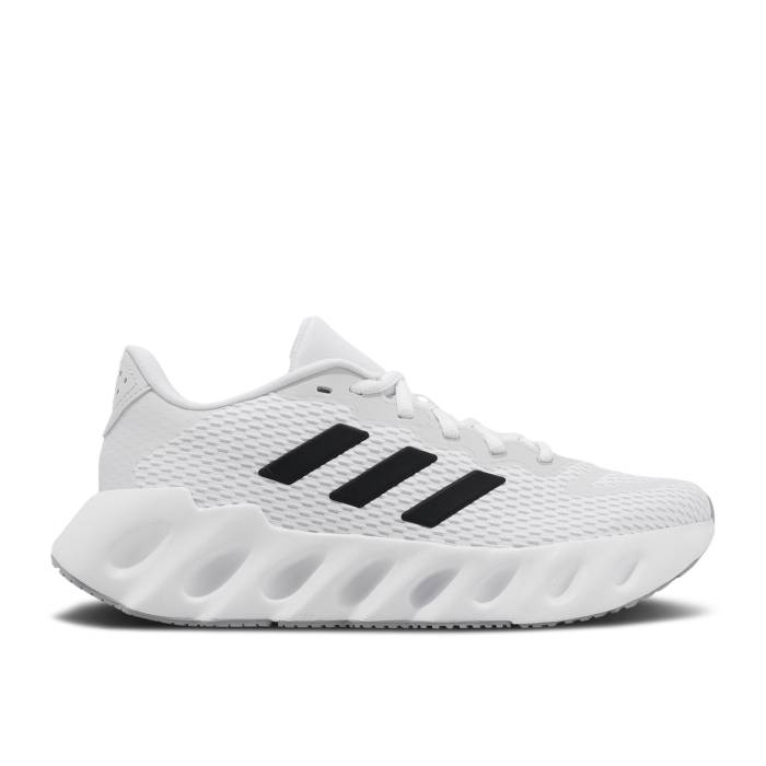 アディダス Adidas 【 Wmns Switch Run \u0027White Black\u0027 Women Cloud White/Core Black/Halo Silver 】 幽客 レディース 白いこと 白いこと 中核グループ 黒いこと 黒いこと Silver しろがね色・しろがね色