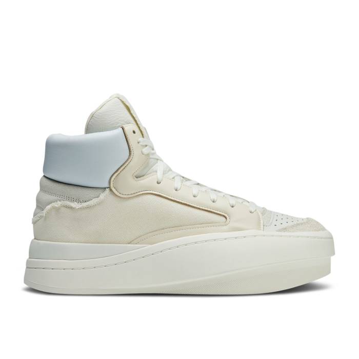 アディダス Adidas 【 Y-3 Centennial High \u0027Off White White Tint\u0027 Men Off White/Cream White/White Tint 】 御機嫌 白いこと 白いこと メンズ 白いこと 白いこと 皮膚軟化剤