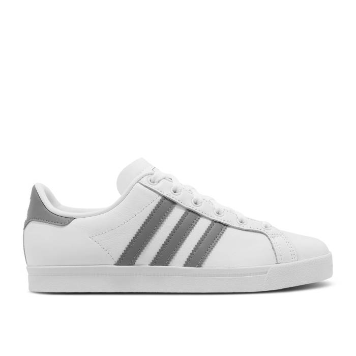 アディダス Adidas 【 Coast Star \u0027White Grey\u0027 Men Cloud White/Grey Three/Cloud White 】 メンズ 白いこと 白いこと 薄墨色 薄墨色