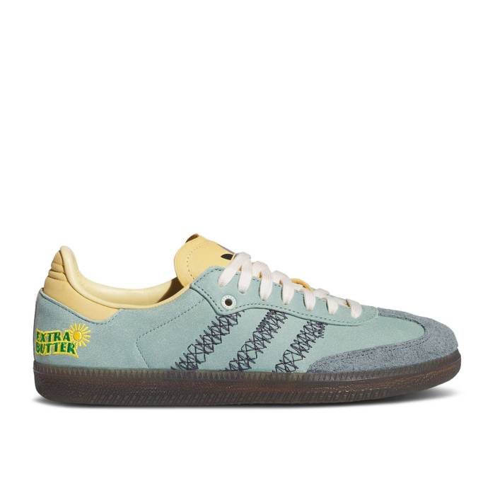 アディダス Adidas 【 Extra Butter X Samba \u0027Consortium Cup\u0027 Men Chalk White/Gum/Chalk White 】 サンバ メンズ 白いこと 白いこと