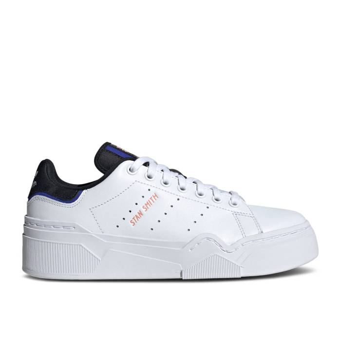 アディダス Adidas 【 Wmns Stan Smith Bonega 2B 'White Black Blue' Women Cloud White/Core Black/Wonder Clay 】 黒色 ブラック レディース 白色 ホワイト コア 黒色 ブラック|スニケス