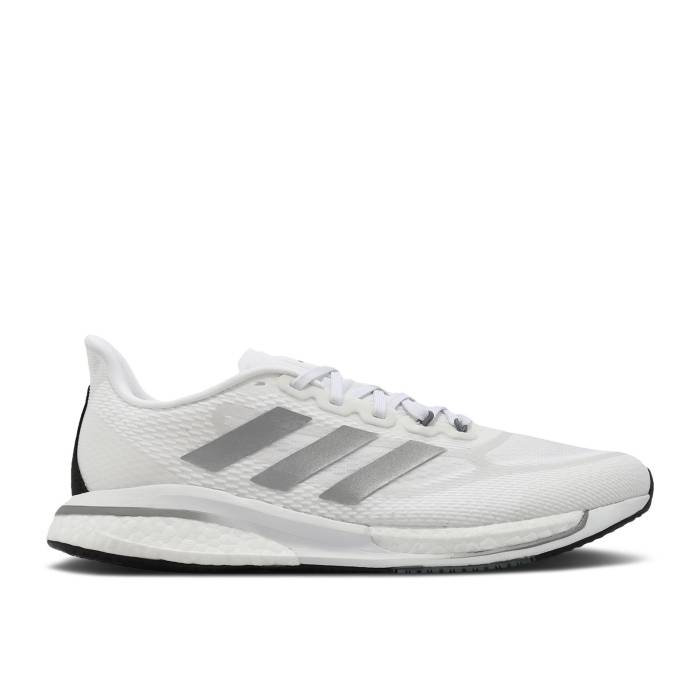 アディダス Adidas 【 Supernova+ \u0027White Silver Metallic\u0027 Men Cloud White/Silver Metallic/Core Black 】 Silver しろがね色・しろがね色 メンズ 白いこと 白いこと Silver しろがね色・しろがね色 中核グループ 黒いこと 黒いこと