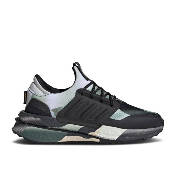 アディダス Adidas 【 Wmns X_Plrboost 'Black Green Camo' Women Core Black/Core Black/Grey One 】 green 緑・グリーン レディース コア 黒色 ブラック 灰色 グレー