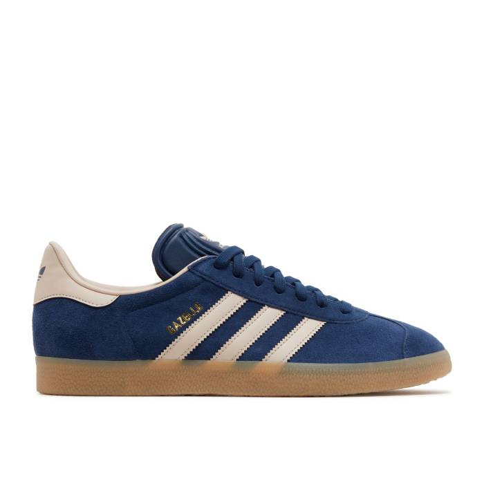 アディダス Adidas 【 Gazelle \u0027Night Indigo Taupe\u0027 Men Night Indigo/Wonder Taupe/Gum 】 ガゼル 藍色・インディゴ メンズ ナイト爵 藍色・インディゴ