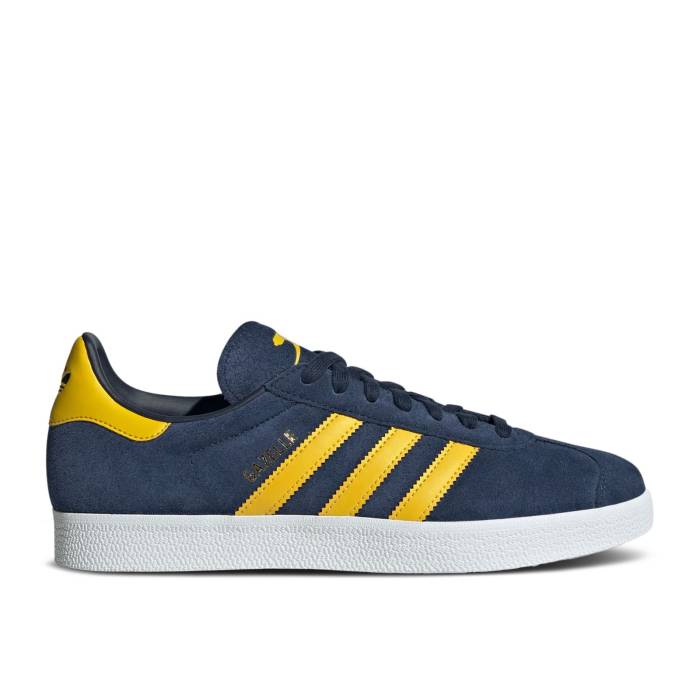 アディダス Adidas 【 Arsenal Fc X Gazelle \u0027Collegiate Navy Tribe Yellow\u0027 Men Collegiate Navy/Tribe Yellow/Cloud White 】 ガゼル 紺色 米国海軍 虎前日 メンズ 紺色 米国海軍 虎前日 yellow 黄味がかった・黄色 白いこと ホ