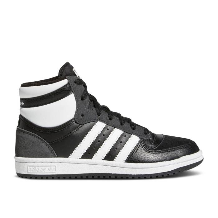 アディダス Adidas 【 Top Ten Rb J \u0027Black White\u0027 Youth Core Black/Cloud White/Dgh Solid Grey 】 御坊っちゃん キッズ 中核グループ 黒いこと 黒いこと 白いこと 白いこと 固形体 薄墨色 薄墨色 キッズファッション-キッズ・ベビー・マタニティ-靴