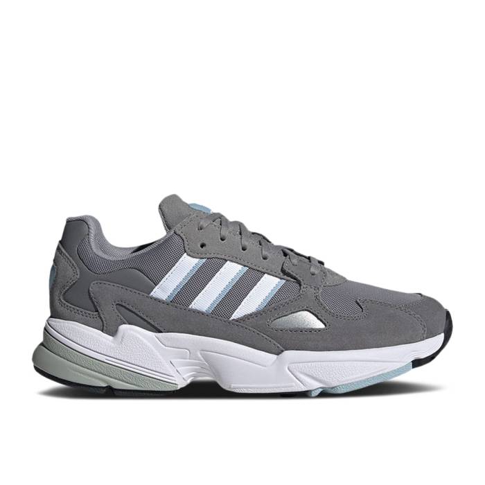 アディダス Adidas 【 Wmns Falcon \u0027Grey White\u0027 Women Grey Three/Footwear White/Grey Four 】 レディース 薄墨色 薄墨色 白いこと 白いこと