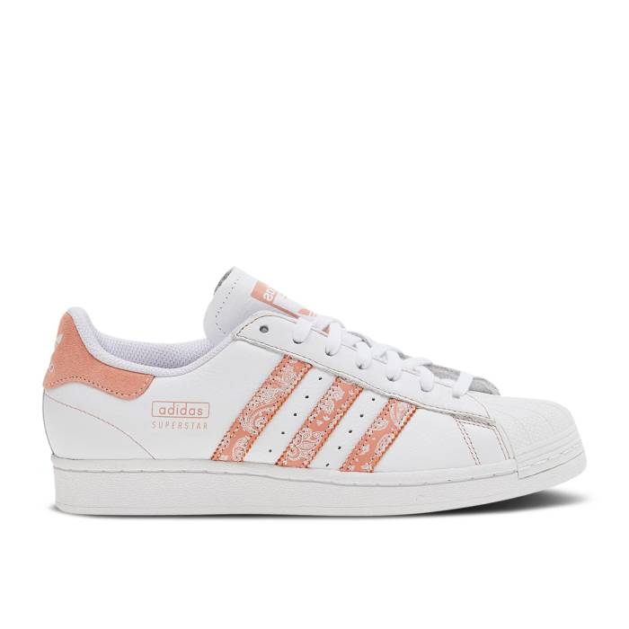 アディダス Adidas 【 Wmns Superstar \u0027Paisley - White Wonder Clay\u0027 Women Footwear White/Wonder Clay/Footwear White 】 Superstar はやりっ児 白いこと 白いこと レディース 白いこと 白いこと 靴-レディース靴-スニーカー