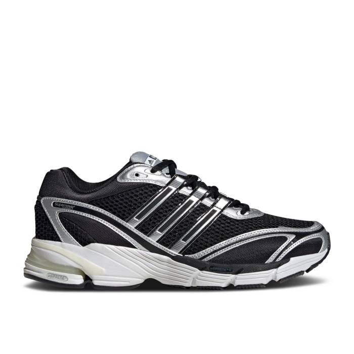 アディダス Adidas 【 Supernova Cushion 7 \u0027Black Silver Metallic\u0027 Men Core Black/Silver Metallic/Crystal White 】 スーパーノバ・ノヴァ Silver しろがね色・しろがね色 メンズ 中核グループ 黒いこと 黒いこと Silver しろがね色・しろがね色 白いこと
