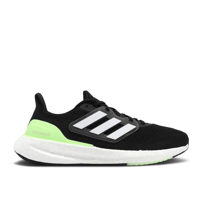 アディダス Adidas 【 Pureboost 23 Wide Black Green Spark Men Core Black/Cloud White/Green Spark 】 green 緑・グリーン メンズ コア 黒色 ブラック 白色 ホワイト green 緑・グリーン