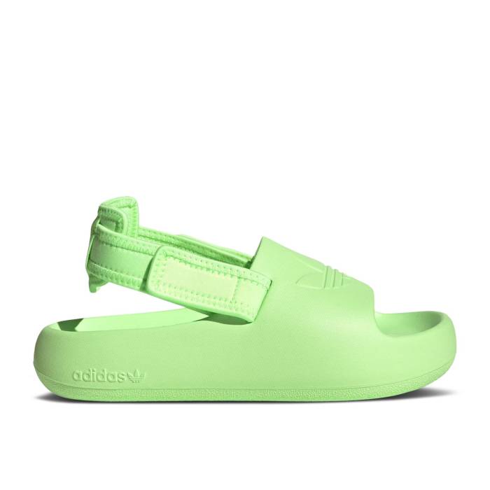 アディダス Adidas 【 Adifom Adilette Slide J \u0027Green Spark\u0027 Youth Green Spark/Green Spark/Green Spark 】 アディレッタ Slide サンダル お坊っちゃん キッズ green 緑・緑であること