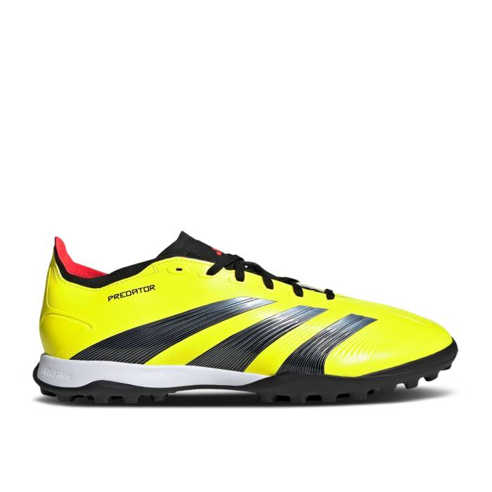 アディダス Adidas 【 Predator 24 League Low Tf \u0027Energy Citrus Pack\u0027 Men Team Solar Yellow/Core Black/Solar Red 】 プレデター メンズ Team 野球クラブ yellow 黄味がかった・黄色 中核グループ 黒いこと 黒いこと Red 赤・赤いこと