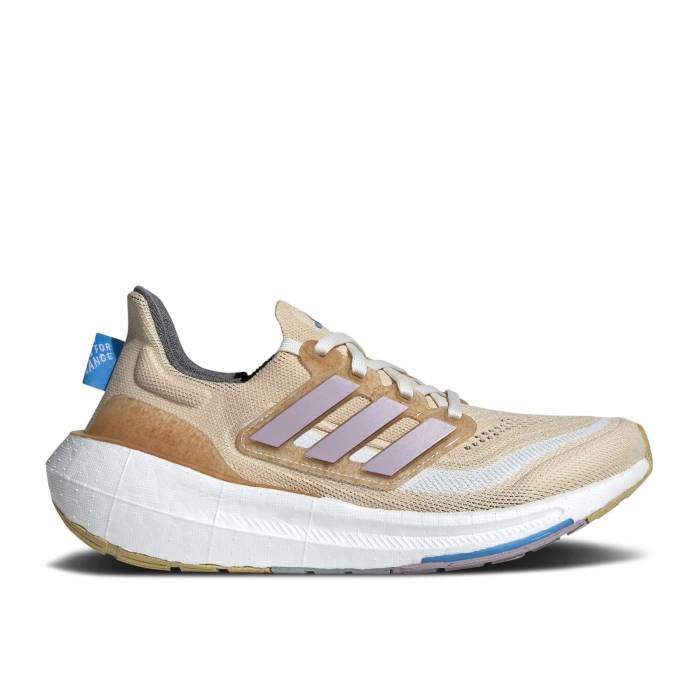 アディダス Adidas 【 Wmns Ultraboost Light 'Crystal Sand Preloved Fig' Women Crystal Sand/Preloved Fig/Blue Burst 】 砂色・サンド レディース 砂色・サンド 青色 ブルー バースト｜スニケス