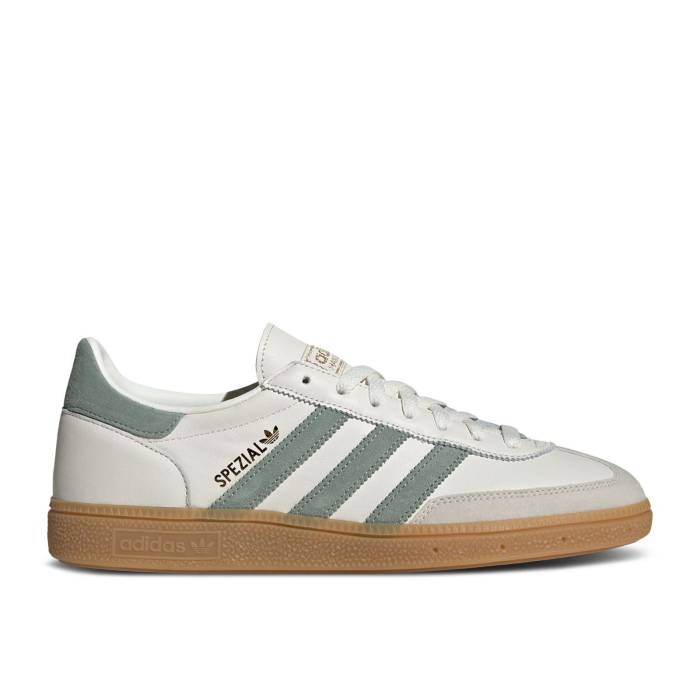 アディダス Adidas 【 Handball Spezial \u0027Off White Silver Green\u0027 Men Off White/Silver Green/Gum 】 ハンドボール スペシアル 白いこと 白いこと Silver しろがね色・しろがね色 メンズ 白いこと 白いこと Silver しろがね色・しろがね色 green
