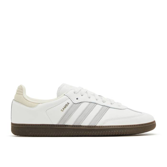 アディダス Adidas 【 Samba Og \u0027White Grey Cream\u0027 Men Core White/Grey Two/Cream White 】 サンバ 薄墨色 薄墨色 メンズ 中核グループ 白いこと 白いこと 薄墨色 薄墨色 皮膚軟化剤