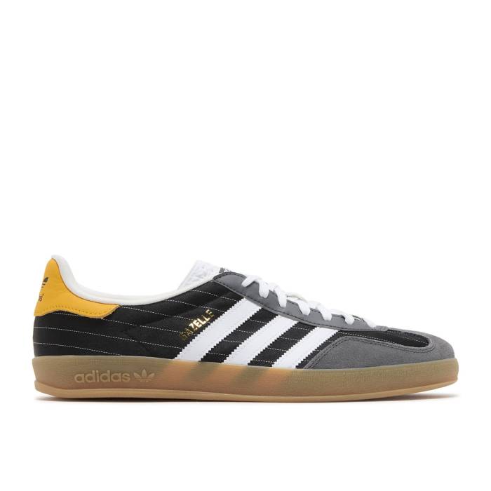 アディダス Adidas 【 Gazelle Indoor \u0027Olympic Pack - Black\u0027 Men Bright Blue/Core Black/Gum 】 ガゼル メンズ 青味 青み 中核グループ 黒いこと 黒いこと