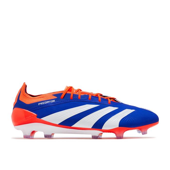 アディダス Adidas 【 Predator Elite Fg \u0027Advancement Pack\u0027 Men Lucid Blue/Cloud White/Solar Red 】 プレデター エリート メンズ 青み 青色 白いこと 白いこと Red 赤・赤いこと