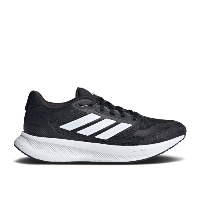 アディダス Adidas 【 Wmns Runfalcon 5 Wide 'Black White' Women Core Black/Cloud White/Core Black 】 レディース コア 黒色 ブラック 白色 ホワイト｜スニケス 23,075円