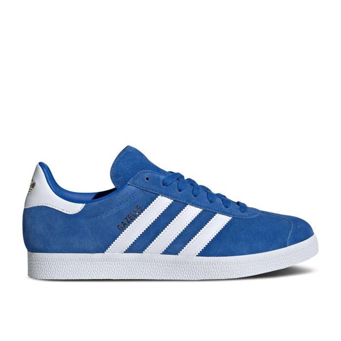 アディダス Adidas 【 Leeds United Fc X Gazelle Away Kit Men Blue/Footwear White/Gold Metallic 】 ユナイテッド ガゼル メンズ 青色 ブルー 白色 ホワイト ゴールド