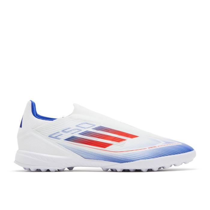 アディダス Adidas 【 Adizero F50 League Laceless Tf 'Advancement Pack' Men Cloud White/Solar Red/Lucid Blue 】 アディゼロ メンズ 白色 ホワイト Red 赤・レッド 青色 ブルー｜スニケス