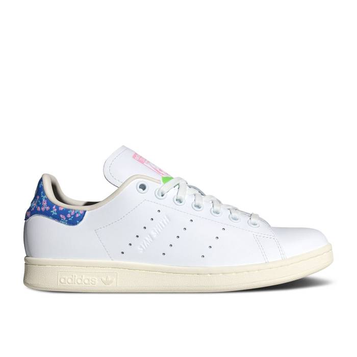 アディダス Adidas 【 Kseniaschnaider X Wmns Stan Smith \u0027White Floral Heel\u0027 Women Cloud White/Cloud White/True Pink 】 レディース 白いこと 白いこと pink サクラ色