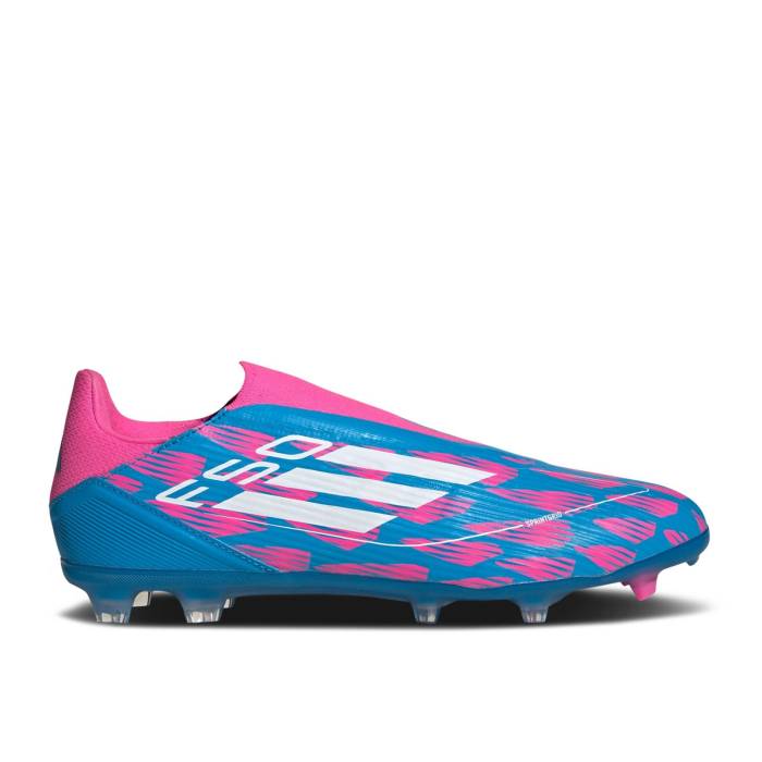 アディダス Adidas 【 Adizero F50 League Laceless Fg Mg 'Reemergence Pack' Men Solar Blue/Cloud White/Solar Pink 】 アディゼロ メンズ 青色 ブルー 白色 ホワイト pink ピンク
