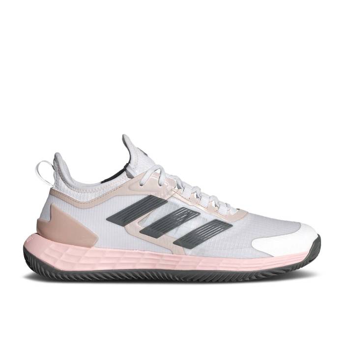 アディダス Adidas 【 Wmns Adizero Ubersonic 4.1 \u0027White Grey Sandy Pink\u0027 Women Cloud White/Grey Four/Sandy Pink Metallic 】 アディゼロ 薄墨色 薄墨色 レディース 白いこと 白いこと 薄墨色 薄墨色 pink サクラ色