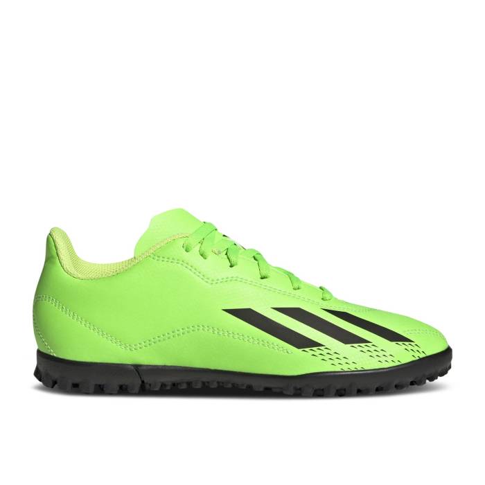 アディダス Adidas 【 X Speedportal.4 Tf J 'Game Data Pack' Youth Solar Green/Core Black/Solar Yellow 】 ジュニア キッズ green 緑・グリーン コア 黒色 ブラック yellow 黄色・イエロー