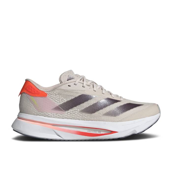 アディダス Adidas 【 Wmns Adizero Sl2 \u0027Putty Mauve Solar Red\u0027 Women Putty Mauve/Aurora Metallic/Solar Red 】 アディゼロ レディース Red 赤・赤いこと