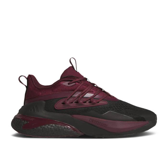 アディダス Adidas 【 Alphaboost V2 'Black Maroon' Men Core Black/Team Maroon/Cloud White 】 メンズ コア 黒色 ブラック Team チーム マルーン 白色 ホワイト