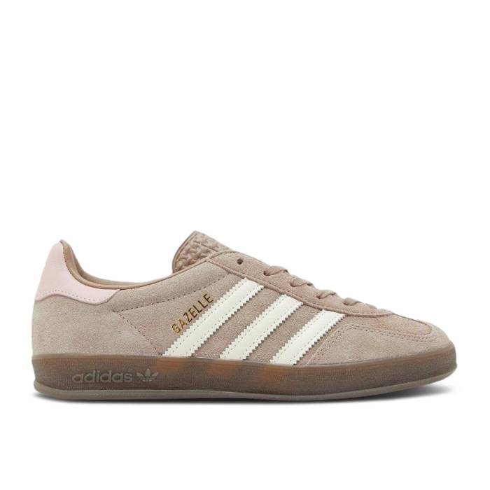 アディダス Adidas 【 Wmns Gazelle Indoor \u0027Chalky Brown Gum\u0027 Women Chalky Brown/Off White/Sandy Pink 】 ガゼル 赤銅色 赤銅色 レディース 赤銅色 赤銅色 白いこと 白いこと pink サクラ色