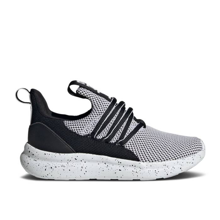 アディダス Adidas 【 Lite Racer Adapt 7.0 K 'White Black' Youth Cloud White/Core Black/Core Black 】 ライト アダプト ジュニア キッズ 白色 ホワイト コア 黒色 ブラック
