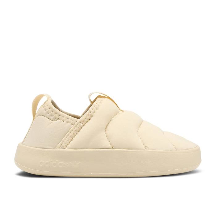 アディダス Adidas 【 Puffylette 360 C 'Sand Strata' Youth Halo Blush/Sand Strata/Cloud White 】 ジュニア キッズ 砂色・サンド 白色 ホワイト｜スニケス