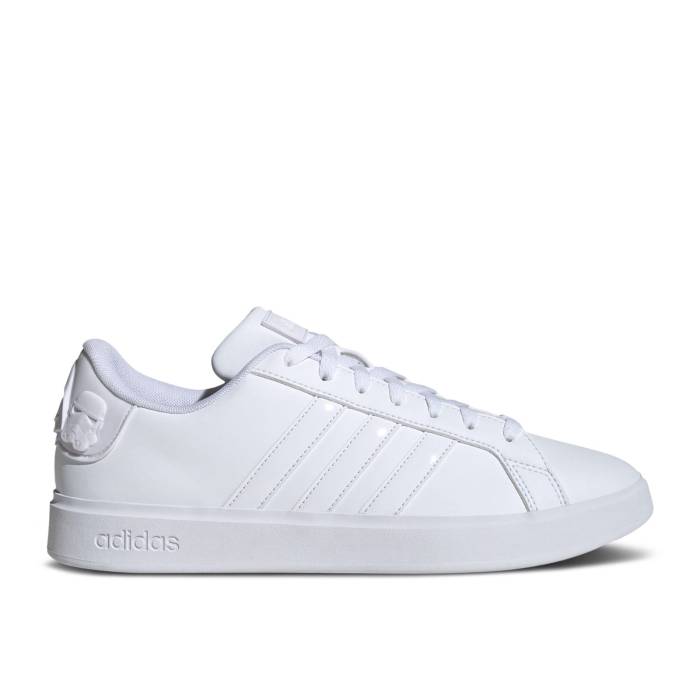 アディダス Adidas 【 Star Wars X Grand Court Darth Vader And Storm Troopers - Triple White Men Cloud White/Cloud White/Cloud White 】 グランド コート メンズ 白色 ホワイト
