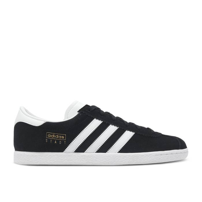 アディダス Adidas 【 Stadt \u0027Black White\u0027 Men Core Black/Cloud White/Gold Metallic 】 メンズ 中核グループ 黒いこと 黒いこと 白いこと 白いこと ゴールド