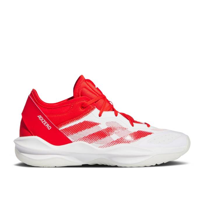 アディダス Adidas 【 Adizero Select 2.0 Low \u0027White Red\u0027 Men Cloud White/Red/Cloud White 】 アディゼロ Select より分ける メンズ 白いこと 白いこと Red 赤・赤いこと