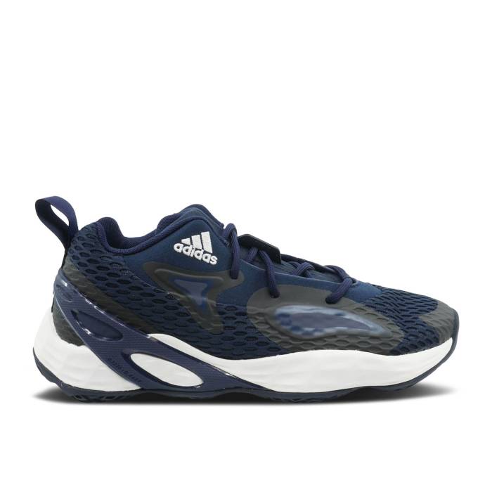 アディダス Adidas 【 Exhibit A 'Navy Blue' Men Navy Blue/Silver Metallic/Core Black 】 メンズ 紺色 ネイビー 青色 ブルー Silver 銀色・シルバー コア 黒色 ブラック｜スニケス