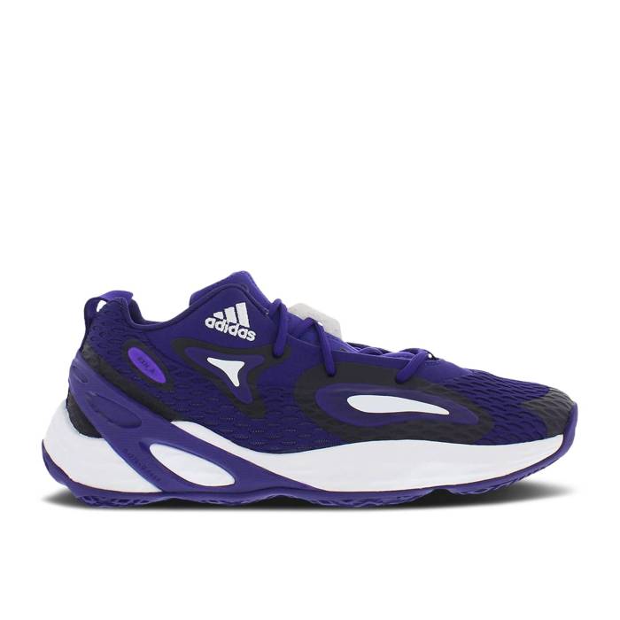 アディダス Adidas 【 Exhibit A 'Team College Purple' Men Team College Purple/Footwear White/Team College Purple 】 カレッジ メンズ Team チーム カレッジ Purple 紫・パープル 白色 ホワイト｜スニケス